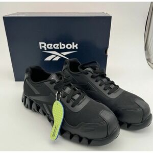 Reebok Work Zig Pulse RB319 Women's 9.5W Black Comp Toe SR EH Shoes NIB
